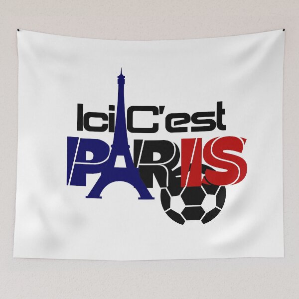 Item preview, Ici C'est PARIS - Soccer ball & Black Variant designed and sold by NexusArts.