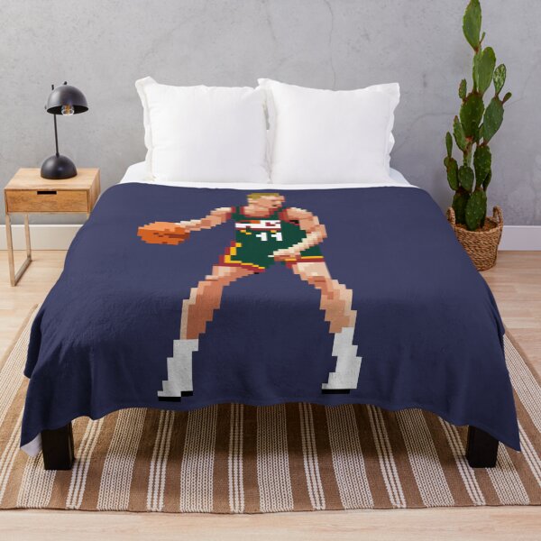 Item preview, Detlef Schrempf Pixel Dribble Qiangy designed and sold by qiangdade.