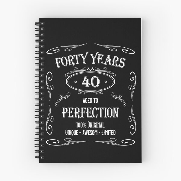 Item preview, 40 Years, aged To Perfection Round Birthday-awesom designed and sold by Shirt-Designs.