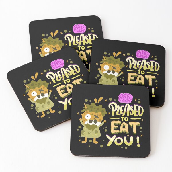Item preview, Pleased To Eat You - Zombie Pun designed and sold by anziehend.