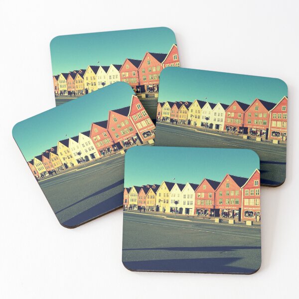 Item preview, Scandinavian wooden houses Bryggen designed and sold by Happiness Creators.