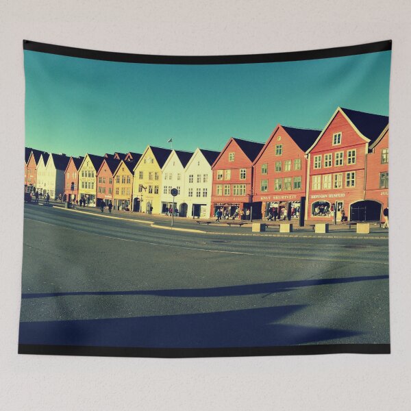 Item preview, Scandinavian wooden houses Bryggen designed and sold by Happiness Creators.