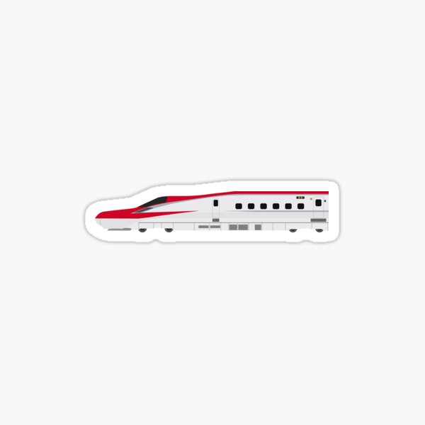 Vista previa del artículo con la obra «Shinkansen Serie E6 - Vista lateral», diseñado y vendido por JonesyDave.