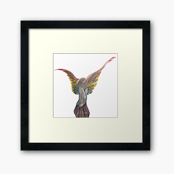 Rainbow Emerson, Lake & Palmer Dove Framed Art Print