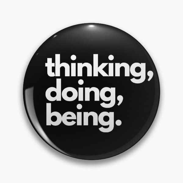 Item preview, Thinking, doing, being designed and sold by Safi-Designs.