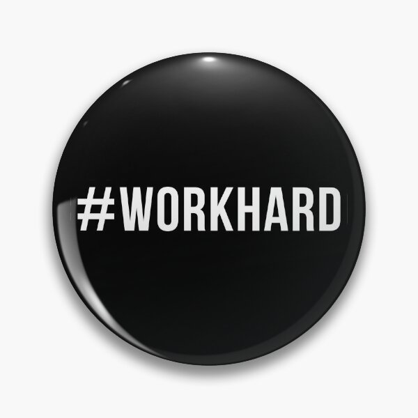 Item preview, Work Hard Hashtag designed and sold by maniacfitness.