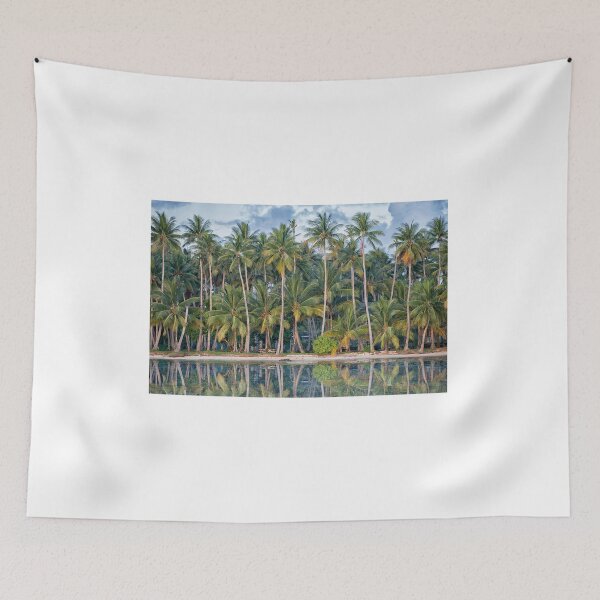 Item preview, Tropical Palm Trees on Beach at Truk Lagoon designed and sold by JohnKarmouche.