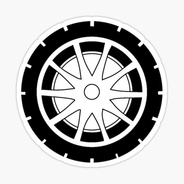Item preview, Tire/Wheel sticker designed and sold by Krushnal Patil.