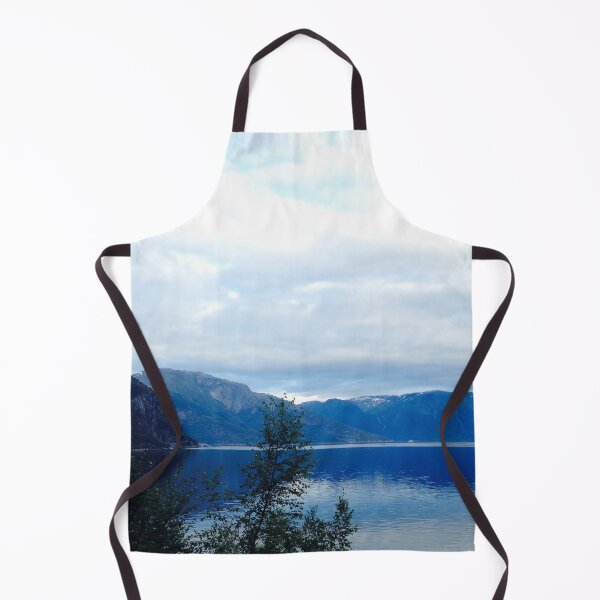 Item preview, Scandinavian Blue Mountains Lake Landscape View designed and sold by Happiness Creators.