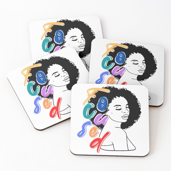 Item preview, Focused, Focused Afro Woman, Afro Woman Black Queen Focused designed and sold by miraipa.