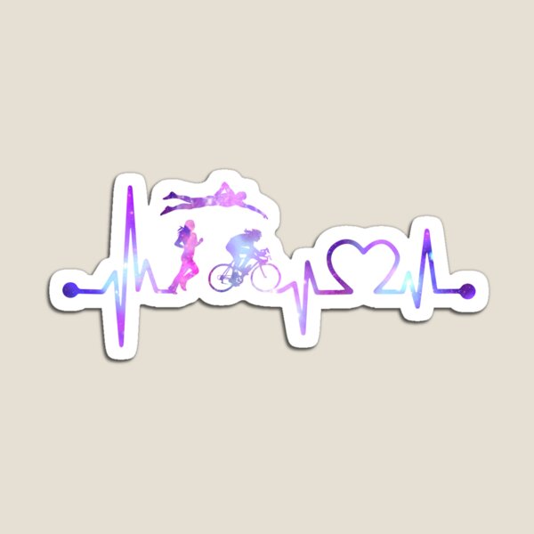 Item preview, TRIATHLON HEARTBEAT GALAXY, TRIATHLON HEARTBEAT , TRIATHLON GALAXY,  designed and sold by tinydreams10.