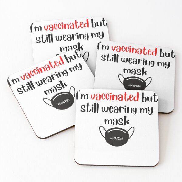 Item preview, I'm vaccinated but still wearing my mask designed and sold by Printdude.