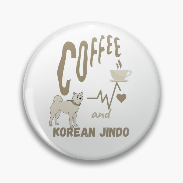 Item preview, coffee and korean jindo  designed and sold by Zikassabi.