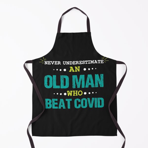 Item preview, Never Underestimate an Old Man Who Beat Covid designed and sold by PURPLE DIAMOND.