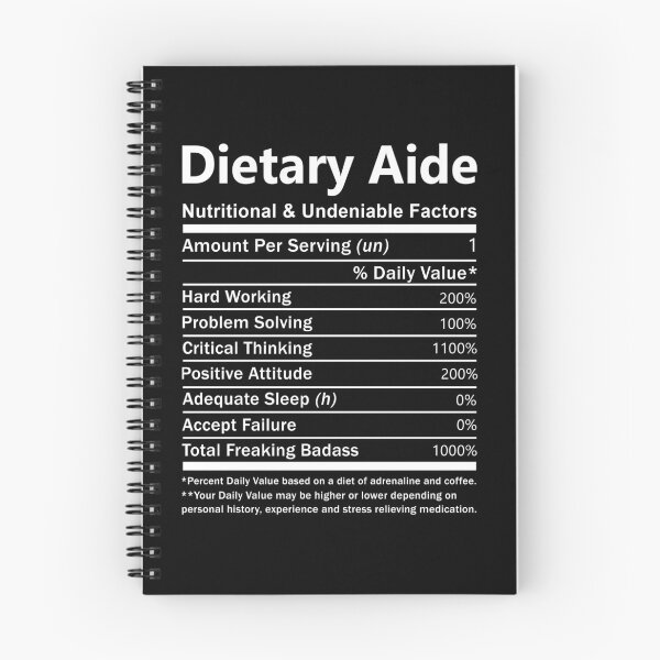Item preview, Dietary Aide T Shirt - Nutritional and Undeniable Factors Gift Item Tee designed and sold by telegaevel.
