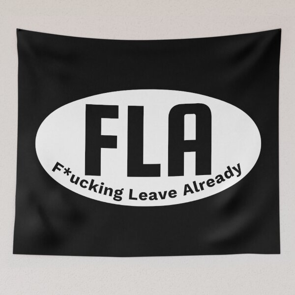 Item preview, Funny Florida FLA (white) designed and sold by DesignsByRisa.