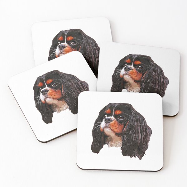 Item preview, Cavalier king charles spaniel Tri  designed and sold by ElegantCat.