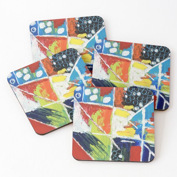 Item preview, Conflicts in Mind Abstract Art Acrylic Patterns designed and sold by OnigiriDoctor.