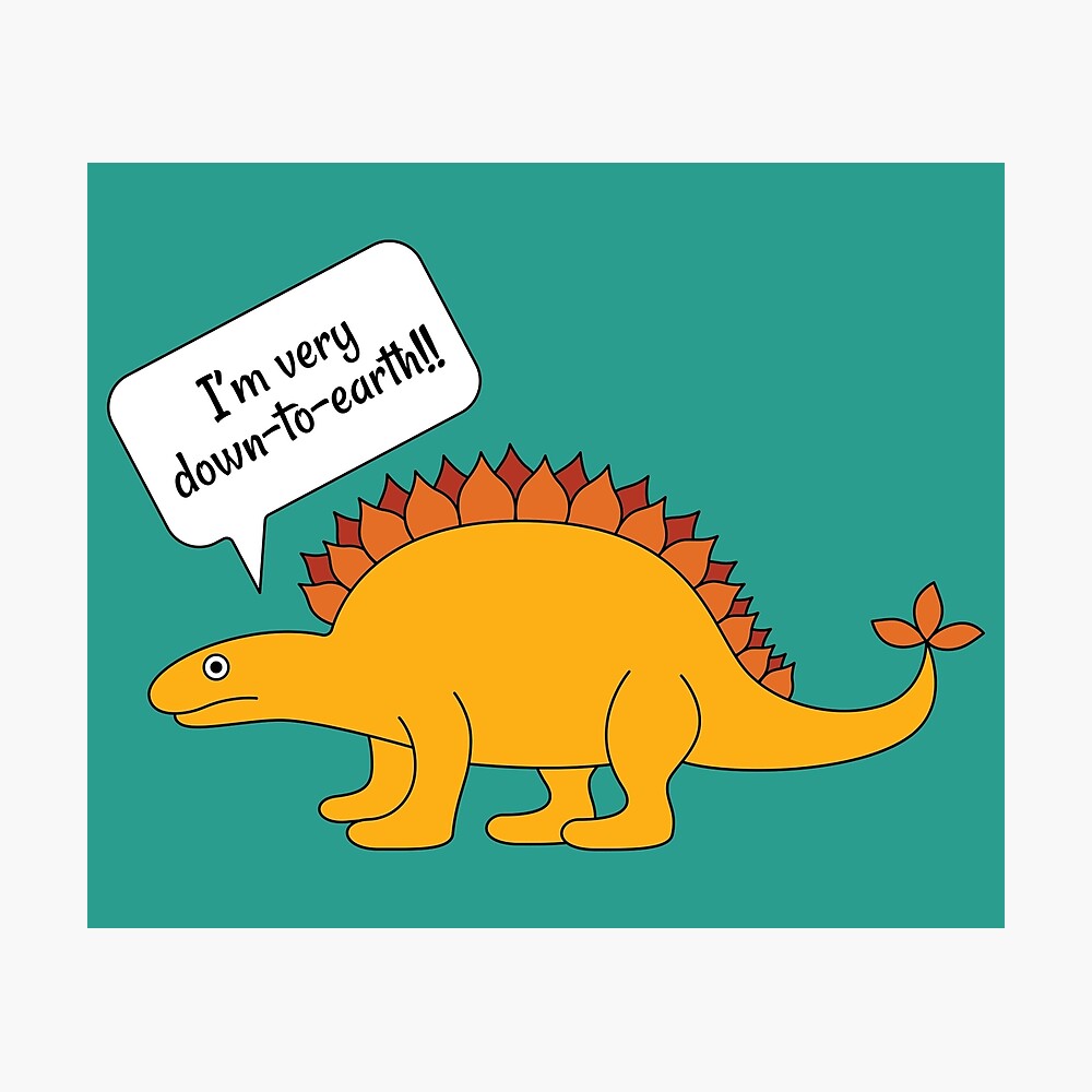 Funny Down To Earth Stegosaurus Dinosaur Short Person Humor Funny Down To Earth Stegosaurus Dinosaur Short Person Humor