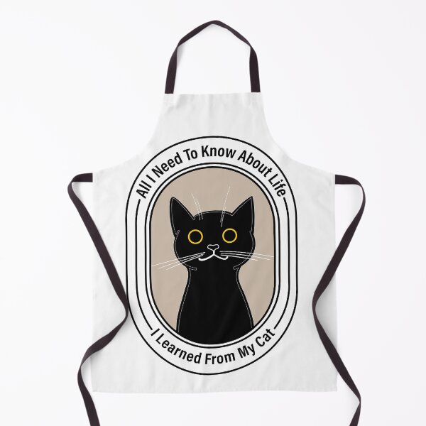 Item preview, All I need to know about life I learned from my cat, funny pet quotes, funny quotes designed and sold by creativitygood.