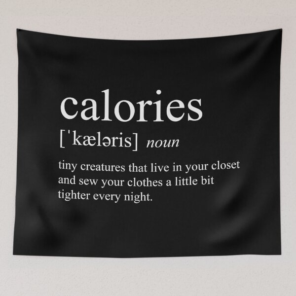 Item preview, Calories - definition designed and sold by Silly Lily.