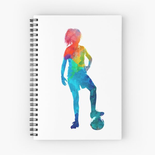 Item preview, Woman soccer player 10 in watercolor designed and sold by paulrommer.