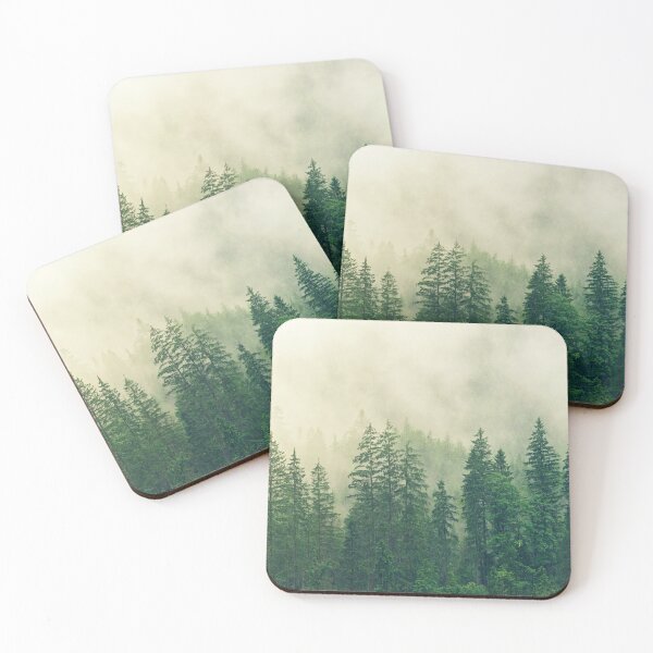 Item preview, Foggy Morning Forest Landscape designed and sold by HappyLife4U.