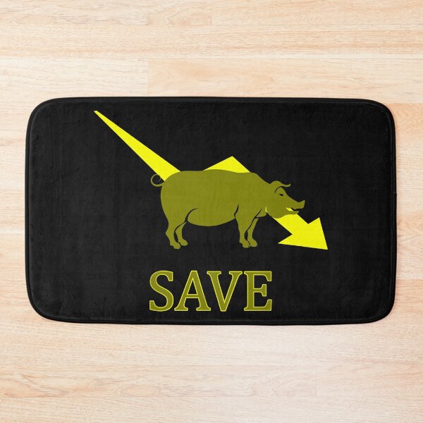 Item preview, Pig market _ SAVE yellow designed and sold by jc007.