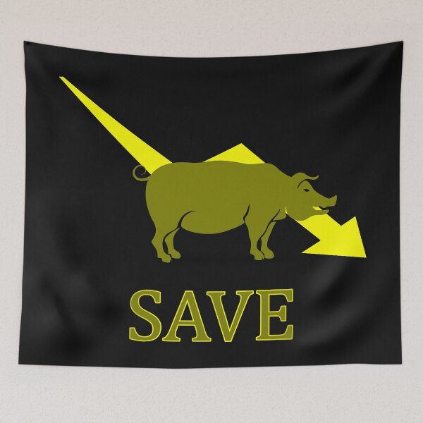 Item preview, Pig market _ SAVE yellow designed and sold by jc007.