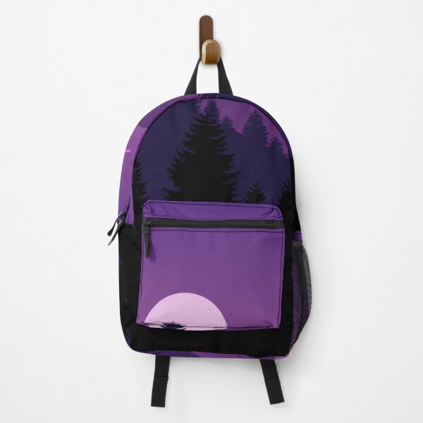 Item preview, Mountain Forest Night With Full Moon Landscape designed and sold by JTS STORE.