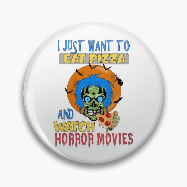 Item preview, I Just Want To Eat Pizza And Watch Horror Movies designed and sold by designerPro20.