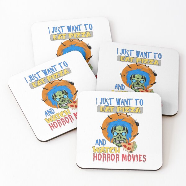 Item preview, I Just Want To Eat Pizza And Watch Horror Movies designed and sold by designerPro20.