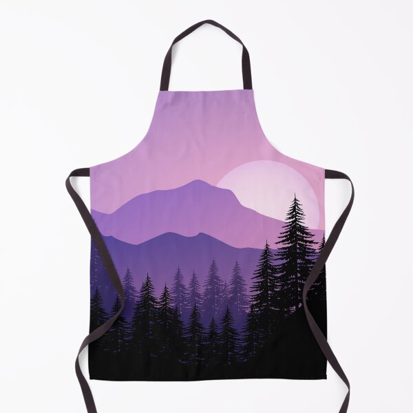 Item preview, Mountain Landscae With Pine Forest Sunset designed and sold by JTS STORE.