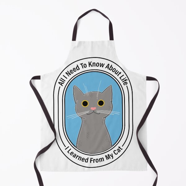 Item preview, All I need to know about life I learned from my cat, funny pet quotes, funny quotes designed and sold by creativitygood.