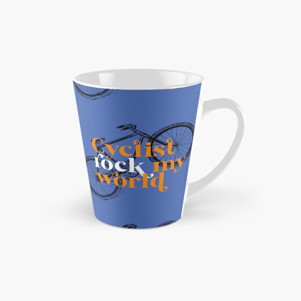 Item preview, Cyclists rock my world. designed and sold by MuggyandMo.