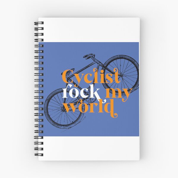 Item preview, Cyclists rock my world. designed and sold by MuggyandMo.