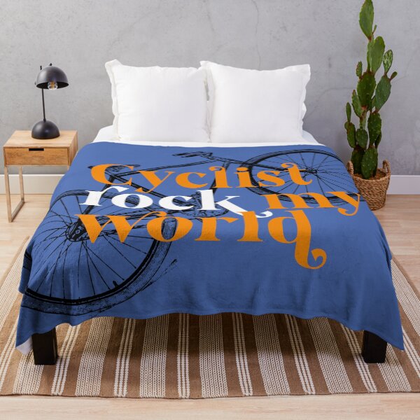 Item preview, Cyclists rock my world. designed and sold by MuggyandMo.