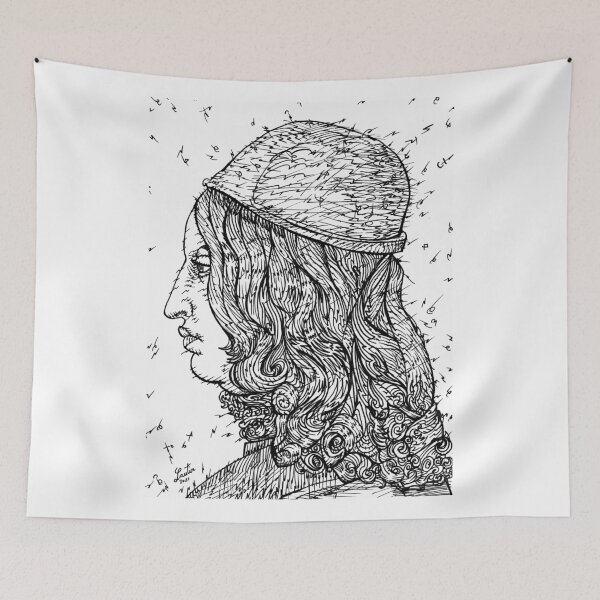 Item preview, GIOVANNI PICO DELLA MIRANDOLA ink portrait designed and sold by lautir.