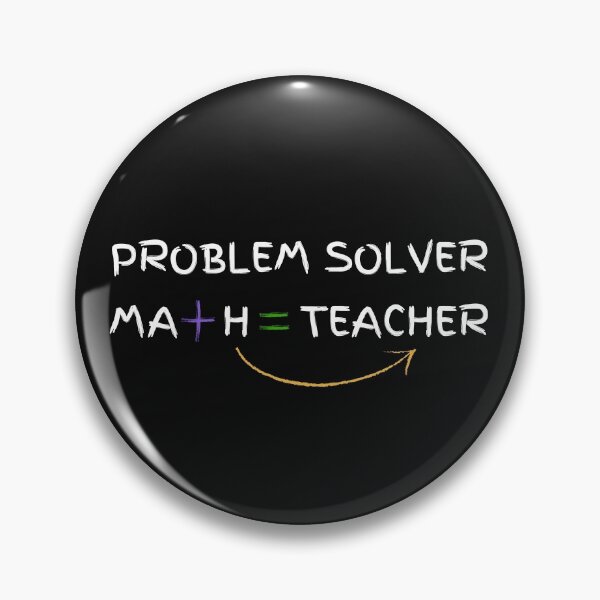 Item preview, Problem Solver Math Teacher designed and sold by WholesumArt.