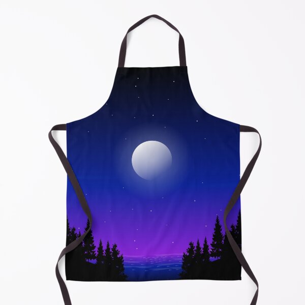 Item preview, Pine Forest With Lake And Blue Night Sky Forest designed and sold by JTS STORE.
