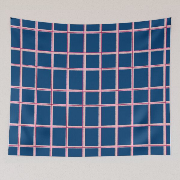 Item preview, Plaid Pattern in Pantone Autumn/Winter 21/22 Colors - Mykonos Blue designed and sold by nabeArtist.