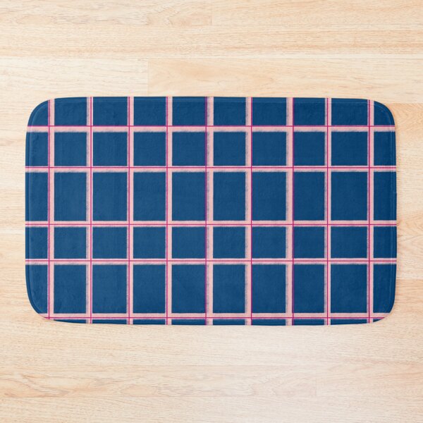 Item preview, Plaid Pattern in Pantone Autumn/Winter 21/22 Colors - Mykonos Blue designed and sold by nabeArtist.