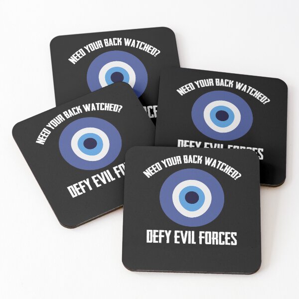 Item preview, Need Your Back Watched Defy Evil Forces Nazar Eye Symbol designed and sold by Nessshirts.