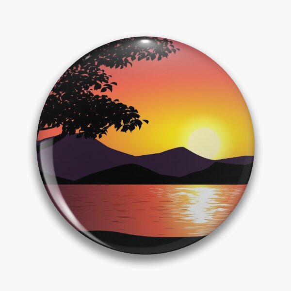 Item preview, Beautiful Sunset Lake Landscape designed and sold by JTS STORE.