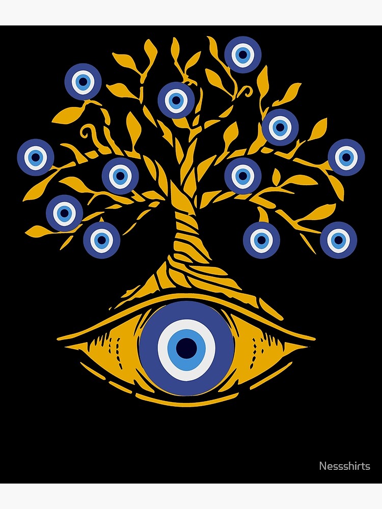 Nazar Eye Symbol Nazar Boncuk Nazar Charm Protection | Art Print