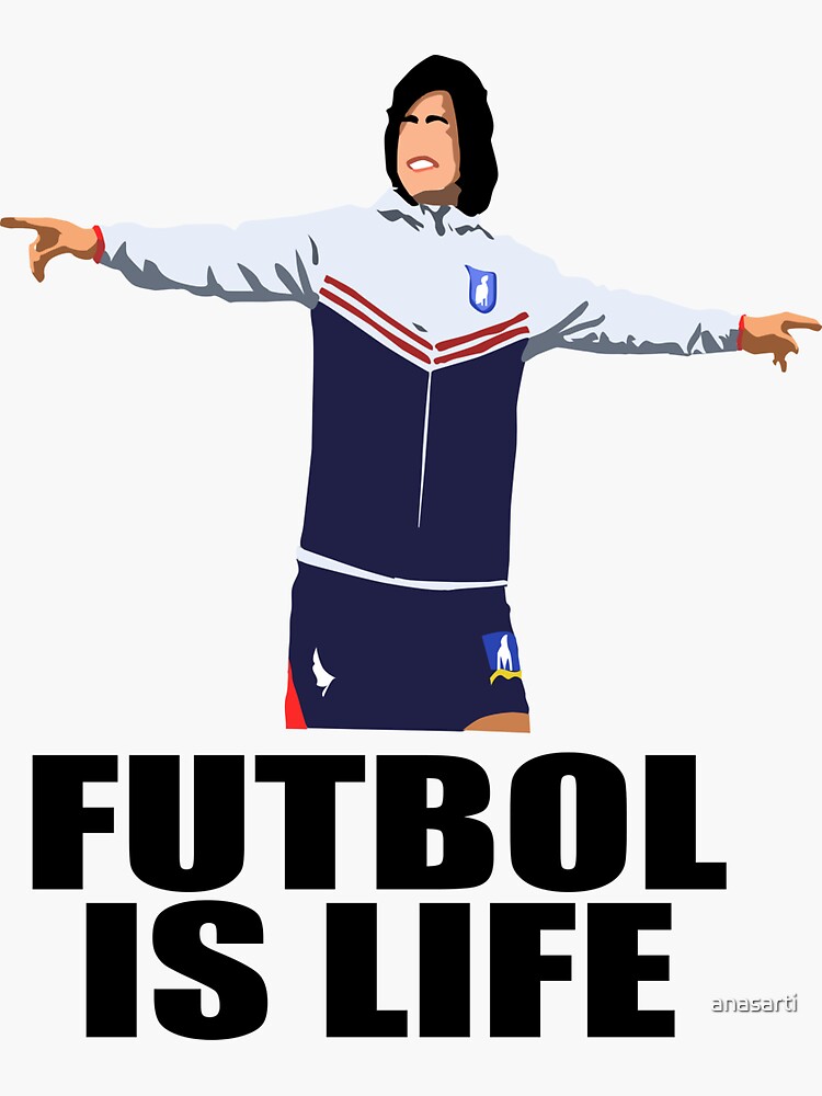 "Dani Rojas _ Football is life Sticker" Sticker by anasarti Redbubble