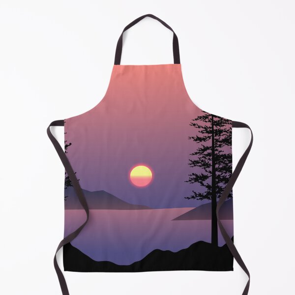 Item preview, Beautiful Sunset Scene With Pine Tree designed and sold by JTS STORE.