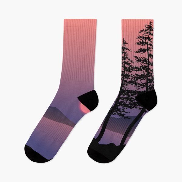Item preview, Beautiful Sunset Scene With Pine Tree designed and sold by JTS STORE.