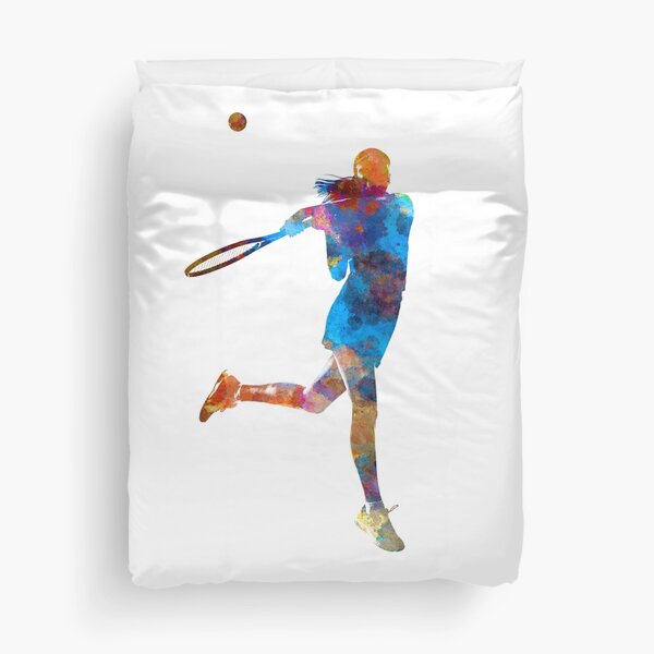 STA PREMIUM Superstar Series: 3D Tennis Bedding Set Duvet Cover /Twin/ –  Supreme Tennis Athletes