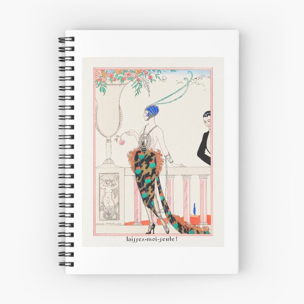 Item preview, Laissez-moi-feule! Let Me Go! Painted 1919 by George Barbier - Art Deco Fashion  designed and sold by RudeBeeDesigns.